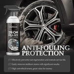 Iron & Rust Remover Wheel Cleaner Spray for Rims & Brake Dust - 4 fl oz (120ml)